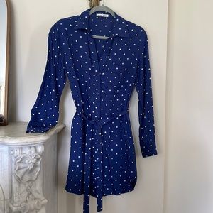 Reformation Polka Dot Shirt Dress